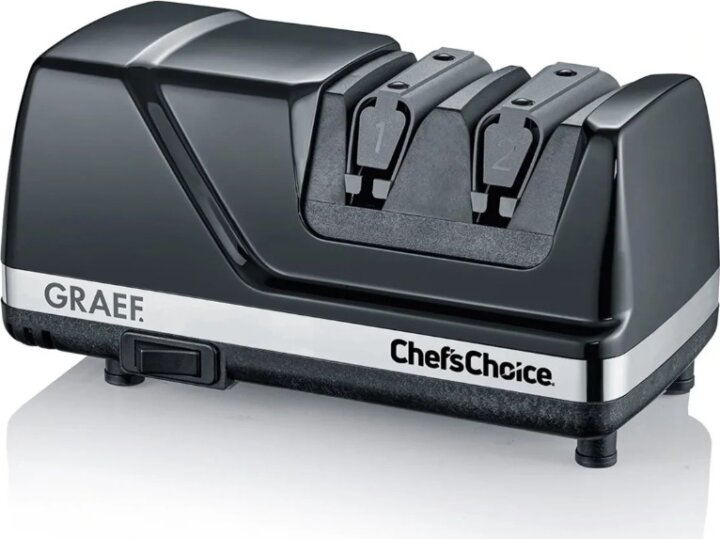 Graef CX 110 SlicedKitchen Kétfázisú Elektromos Késélező 15° - Fekete Graef CX 110 SlicedKitchen Kétfázisú Elektromos Késélező 15° - Fekete