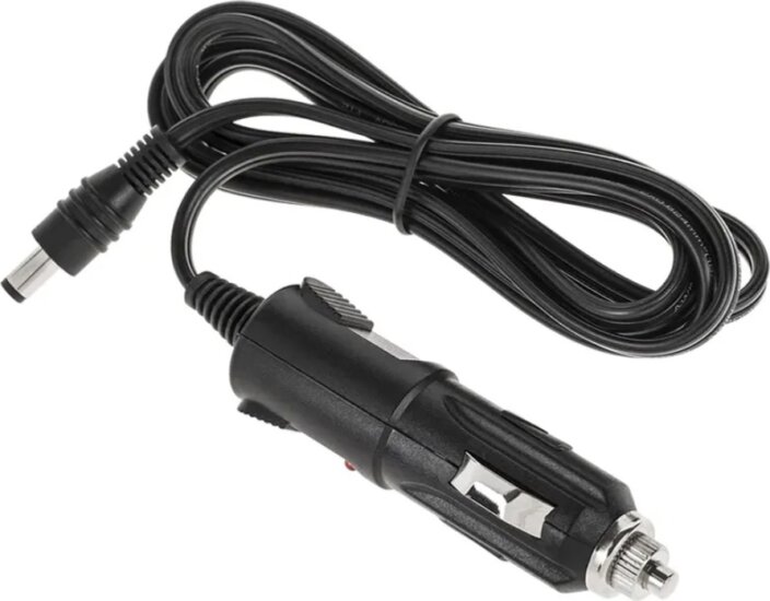 Cabletech ZLA0170 Szivargyújtó - DC 5,5 x 2,1 mm Autós Tápkábel 1,5m - Fekete