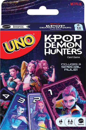 Mattel UNO: K-Pop Demon Hunters Családi kártyajáték