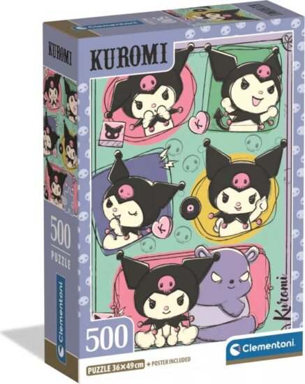 Clementoni Kuromi Compact 500 darabos Puzzle