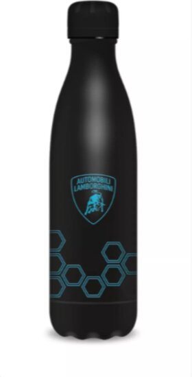 Ars Una Lamborghini: Duplafalú 500 ml fémkulacs - Fekete