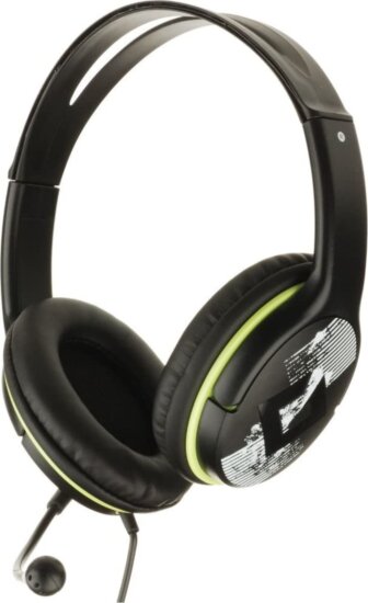 Genius HS-400A Vezetékes Fejhallgató Headset - Fekete/Zöld