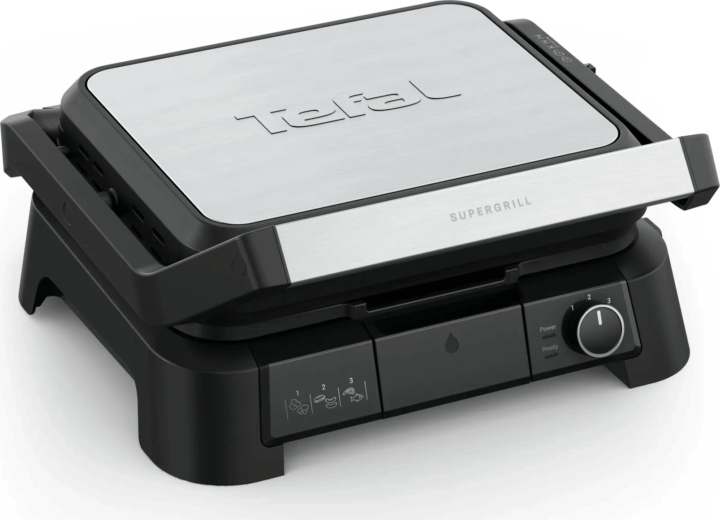 Tefal GC510DE0 SuperGrill 3 az 1-ben 2000 Watt - Fekete / Inox