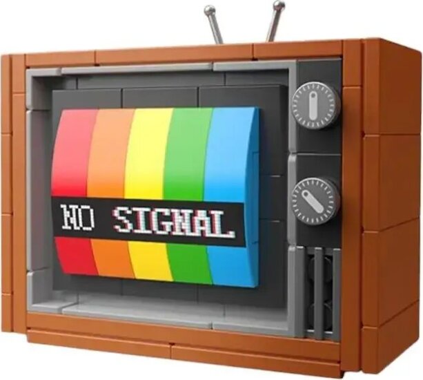 Jaki JK8210 Retro Színes TV 400 darabos Építőjáték