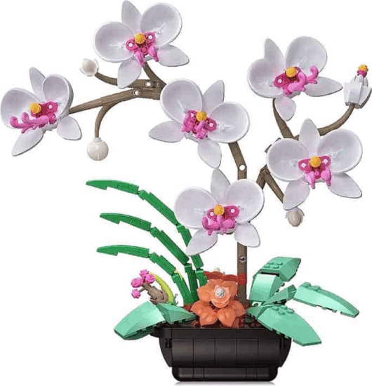 Jaki JK29012 Fehér Orchidea 581 Darabos Építőjáték