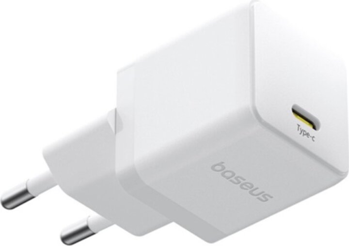 Baseus Palm USB-C Hálózati Töltő Adapter 20W - Fehér