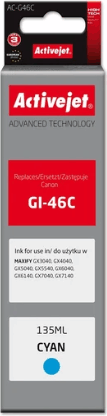 Activejet (Canon GI-46C) Utángyártott tintapatron 135 ml - Cián
