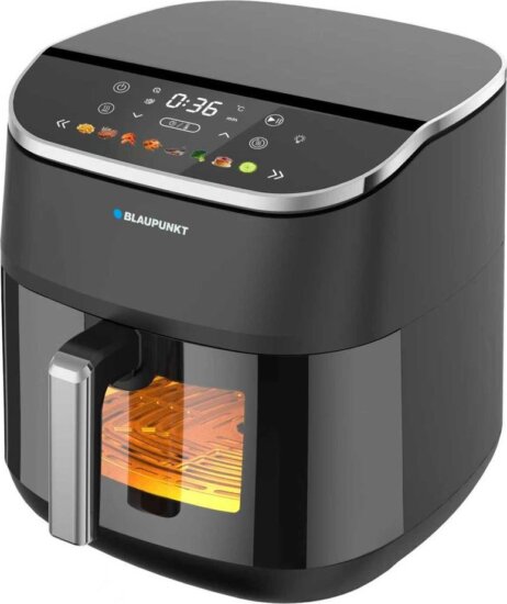 Blaupunkt AFD801 AirFryer Forrólevegős sütő 8,0L 3000 Watt - Fekete