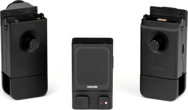 HOVERAir SP93R018 Drón Kameravezérlő Készlet OLED Kijelzővel + Joystick - Fekete