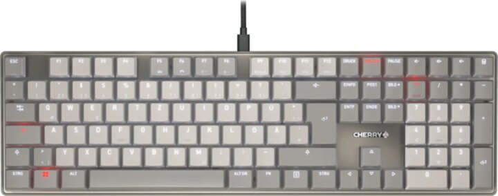CHERRY KC 500 MX LP Mechanikus Vezetékes Billentyűzet DE - Szürke