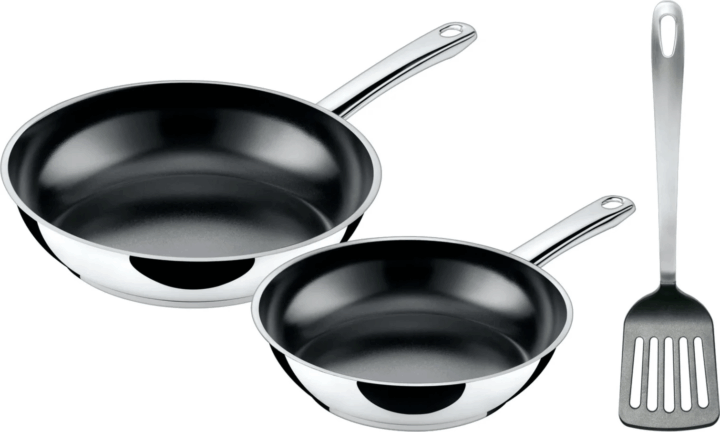 Silit 2119301738 Talis 3 részes Serpenyő készlet 20 / 24 cm - Inox