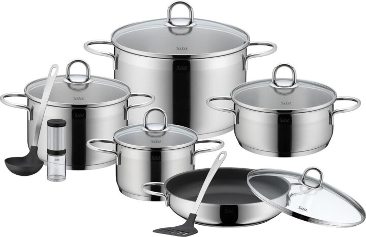 Silit 2109296010 Diamant Rozsdamentes Acél Edénykészlet - Inox (9 részes)