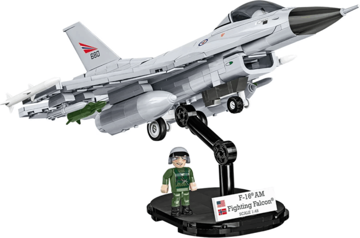 COBI F-16AM Fighting Falcon Vadászgép 495 Darabos Építőjáték