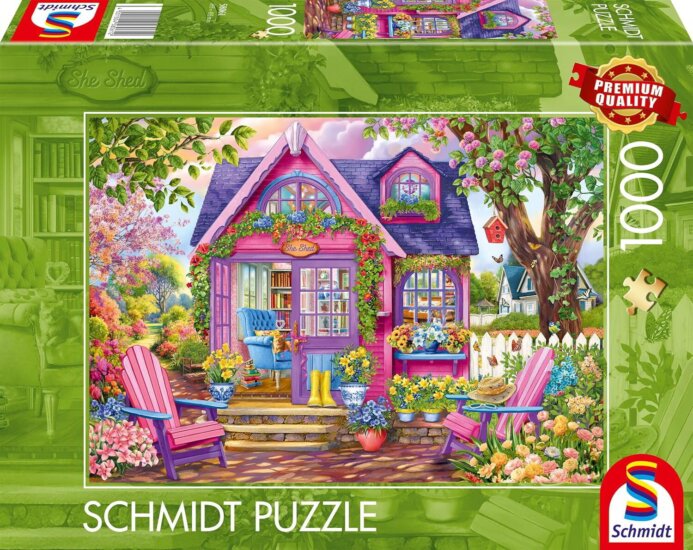 Schmidt Spiele 58061 Szeretetre Méltó Házikó 1000 Darabos Puzzle