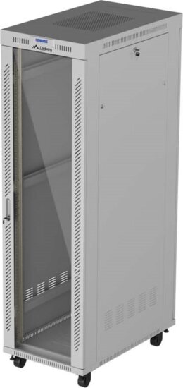 Lanberg 19" Szabadon Álló Rack Szekrény 42U 600x1000mm - Szürke