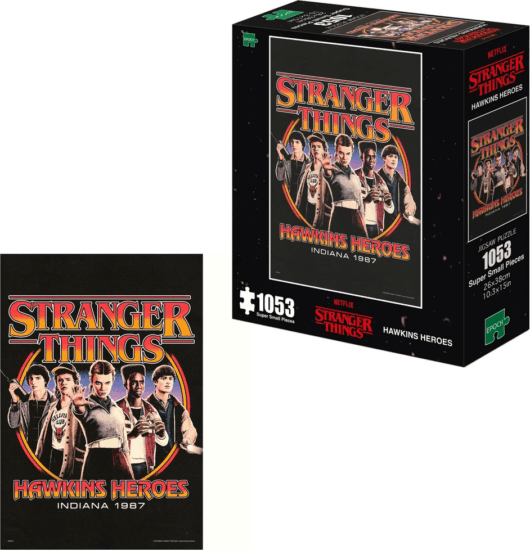 Epoch 3261F Stranger Things Hawkins Hősei 1000 Darabos Puzzle