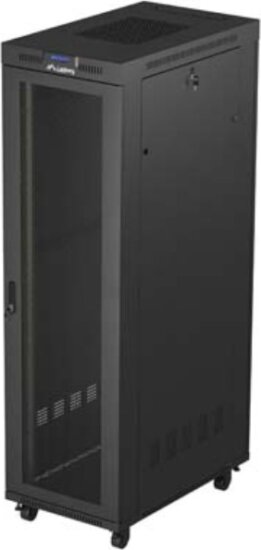Lanberg 19" Szabadon Álló Rack Szekrény 42U 600x1000mm - Fekete