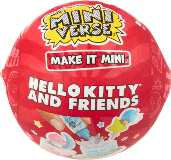 MGA Entertainment Miniverse Make It Mini Sanrio Hello Kitty Kreatív Barkácskészlet