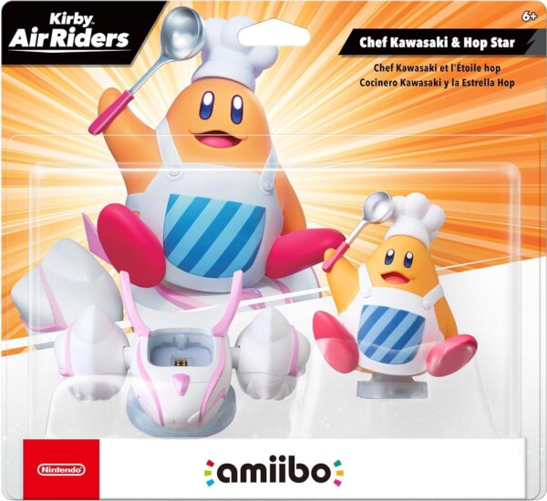 Nintendo Amiibo Chef Kawasaki & Hop Star Gyűjthető Figura 7cm