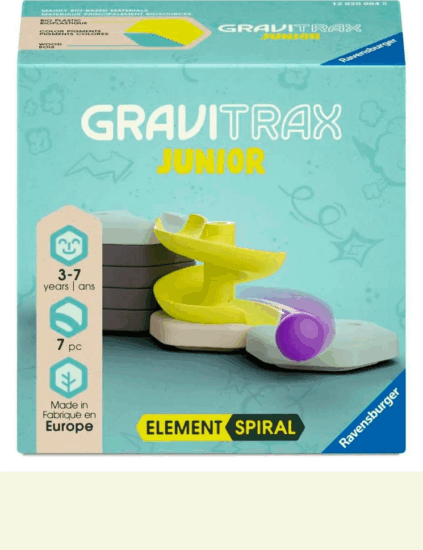 Ravensburger GraviTrax Junior Spirál Golyópálya Kiegészítő Készlet Ravensburger GraviTrax Junior Spirál Golyópálya Kiegészítő Készlet