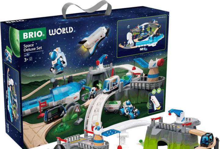 BRIO World Űr Vasút 56 Darabos Játékkészlet - Kék