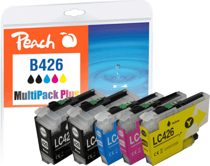 Peach (Brother LC-426) Utángyártott tintapatron - Tri-color + Fekete Peach (Brother LC-426) Utángyártott tintapatron - Tri-color + Fekete