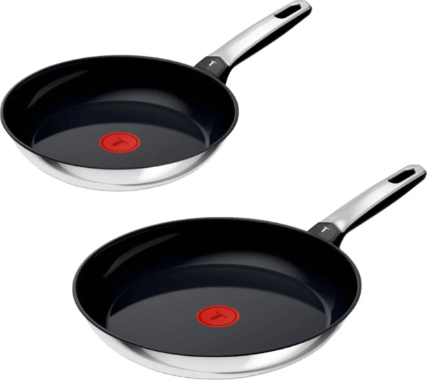 Tefal E331S2 Emotion 2 részes Serpenyő készlet 24 / 28 cm - Inox