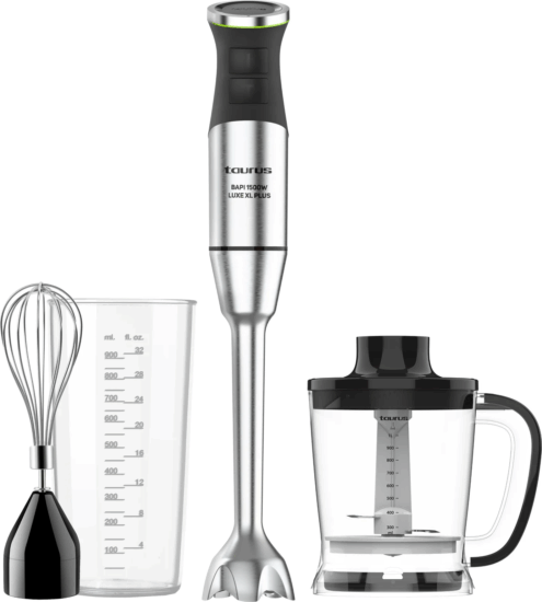 Taurus Bapi 1500 Luxe XL Plus kézi Botmixer készlet 1500W - Fekete