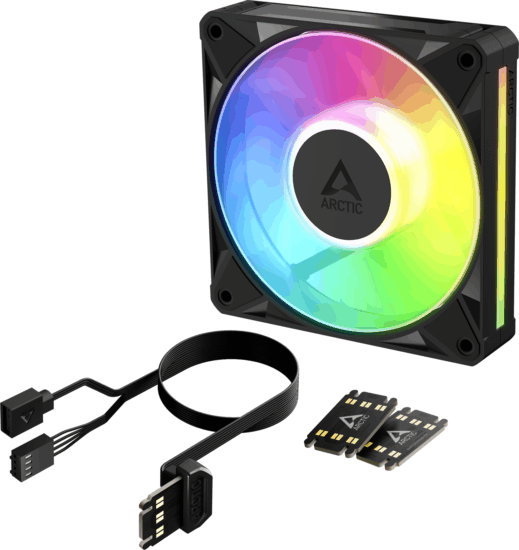 ARCTIC BioniX P12 A-RGB 120mm PWM Rendszerhűtő ventilátor - Fekete ARCTIC BioniX P12 A-RGB 120mm PWM Rendszerhűtő ventilátor - Fekete