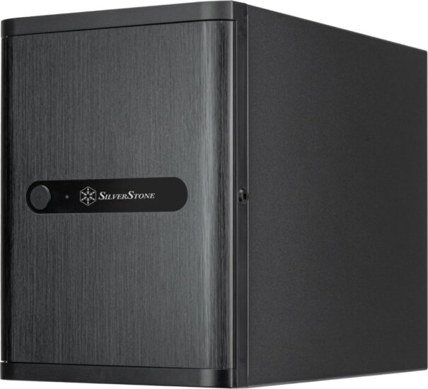 SilverStone SST-CS240 NAS Tower Számítógépház + 3db 120mm ventilátor - Fekete