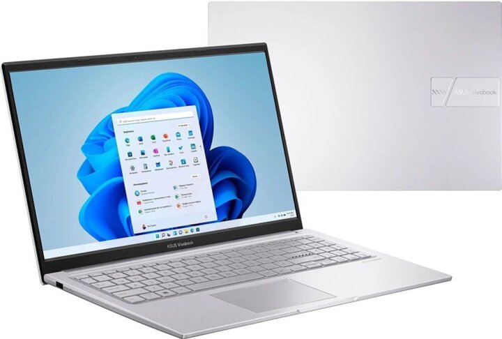 Asus Vivobook 15 X1504MA-BQ055W Laptop Ezüst (15,6" / Intel Core 7-350 / 16GB / 512GB M.2 SSD / Win 11 Home)