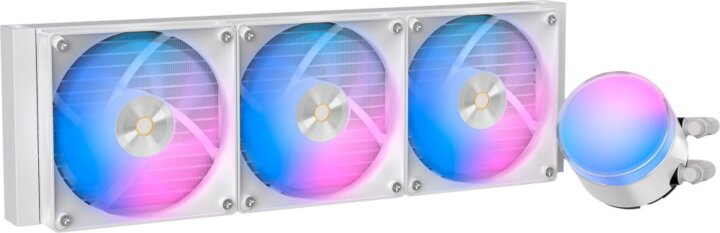 Ocypus Delta L36 ARGB V2 360mm All In One Univerzális CPU Vízhűtés - Fehér