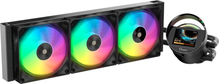 Ocypus Sigma L36 ARGB 360mm All In One Univerzális CPU Vízhűtés - Fekete