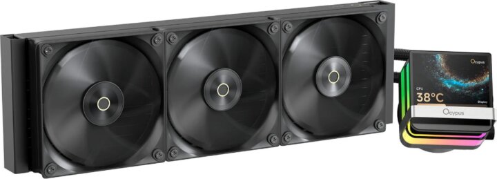 Ocypus Sigma L36 PRO 360mm All In One Univerzális CPU Vízhűtés - Fekete