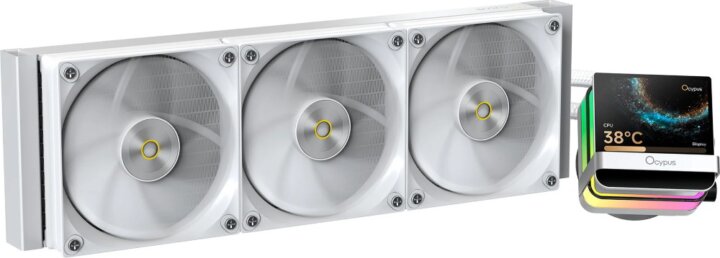 Ocypus Sigma L36 PRO 360mm All In One Univerzális CPU Vízhűtés - Fehér