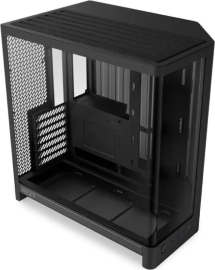 NZXT H6 2026 All Black Midi Torony Számítógépház - Fekete