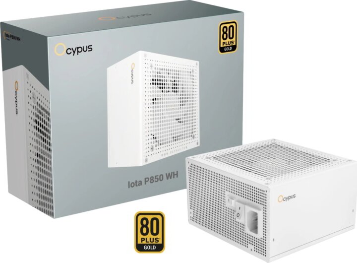Ocypus Iota P850 850W 80+ Gold Moduláris Tápegység - Fehér