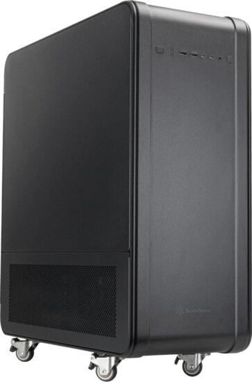 SilverStone SST-ALT1B Big Tower Számítógépház + 4db ventilátor - Fekete