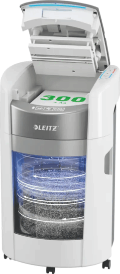 Leitz 80410000 IQ Optimax AutoFeed 300 Iratmegsemmisítő 8 lap 25L - Fehér Leitz 80410000 IQ Optimax AutoFeed 300 Iratmegsemmisítő 8 lap 25L - Fehér