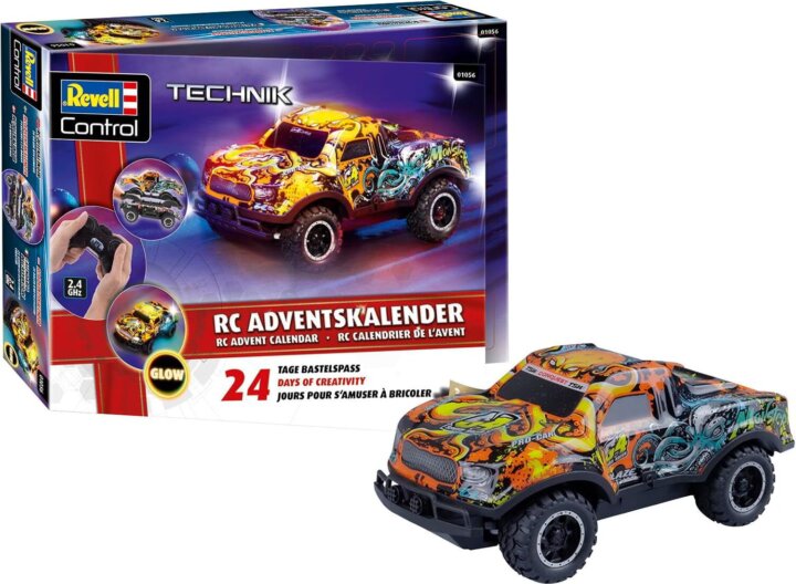 Revell RC Karácsonyi Sofőr Távirányítós Autó 1:22 - Piros