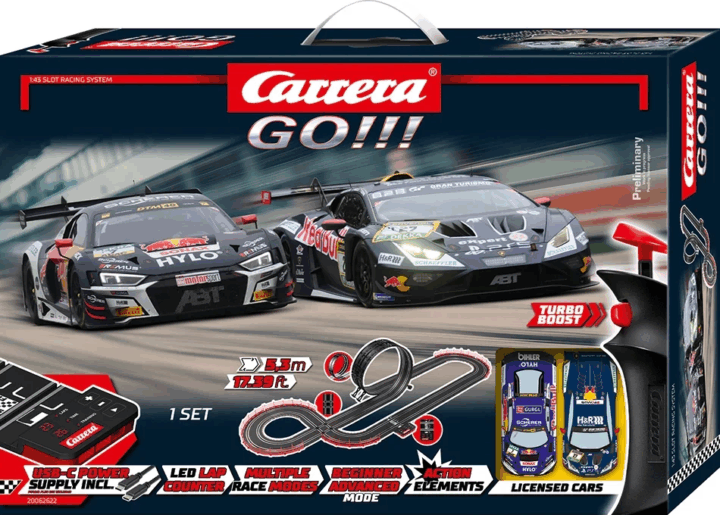 Carrera GO!!! GT Pro Racers Versenypálya 5,3m