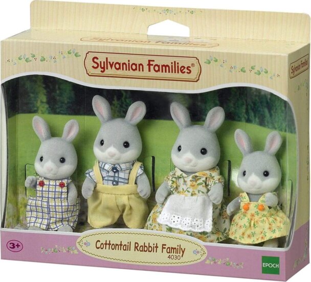 Epoch Sylvanian Families Erdei Nyúl Család Figura Készlet 6 cm