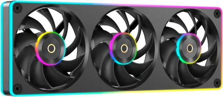 Ocypus Sigma F36 ARGB PWM 360mm Rendszerhűtő ventilátor - Fekete