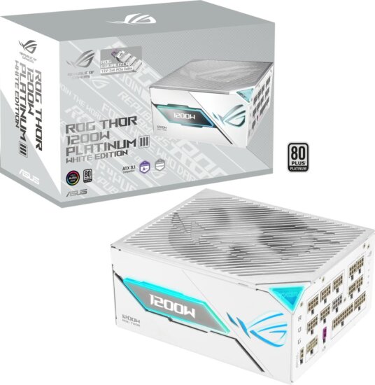 Asus 1200W ROG Thor Platinum III White Edition 80+ Platinum Moduláris Tápegység