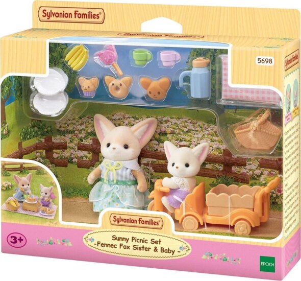 Epoch Sylvanian Families Sivatagi Róka Piknik Szett Figura 6cm
