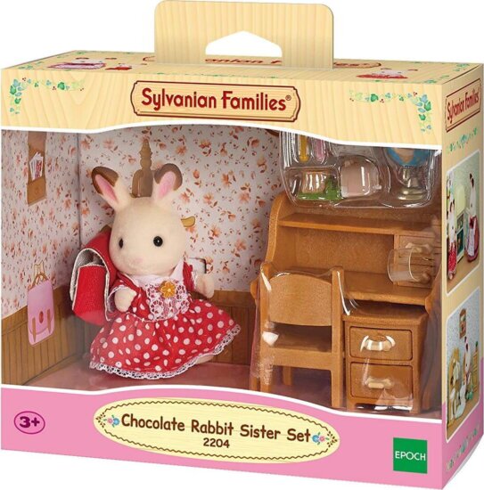 Epoch Sylvanian Families Csokinyuszi Leányzó Íróasztal Szett Figura 7cm Epoch Sylvanian Families Csokinyuszi Leányzó Íróasztal Szett Figura 7cm