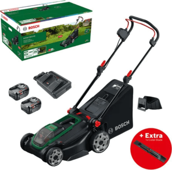 Bosch Rotak18V2-43 Akkus Fűnyíró 2x18V
