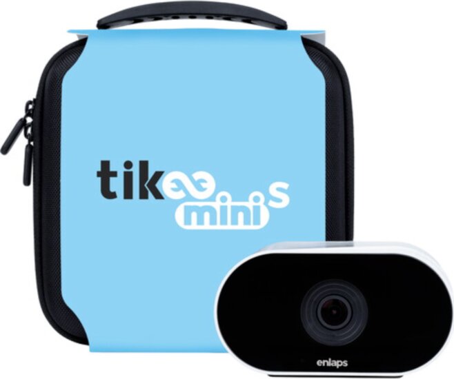 Enlaps Tikee mini S Smart WiFi 4K Okos Beltéri / Kültéri Timelapse Kamera Hordtáskában - Fehér