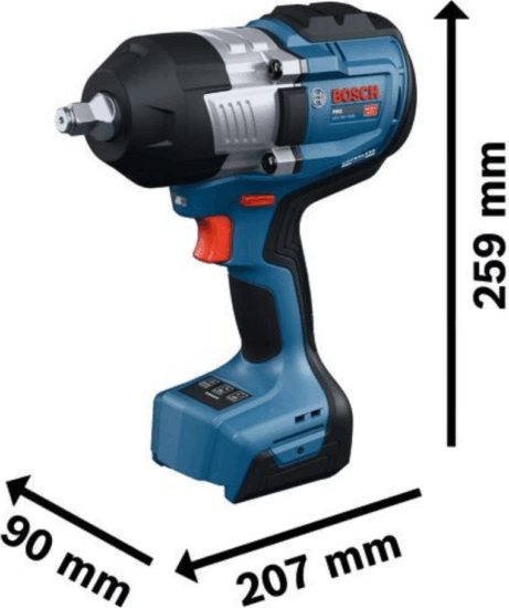 Bosch GDS18V-1400 Akkus Ütvecsavarozó Kofferben (Akku és töltő nélkül)