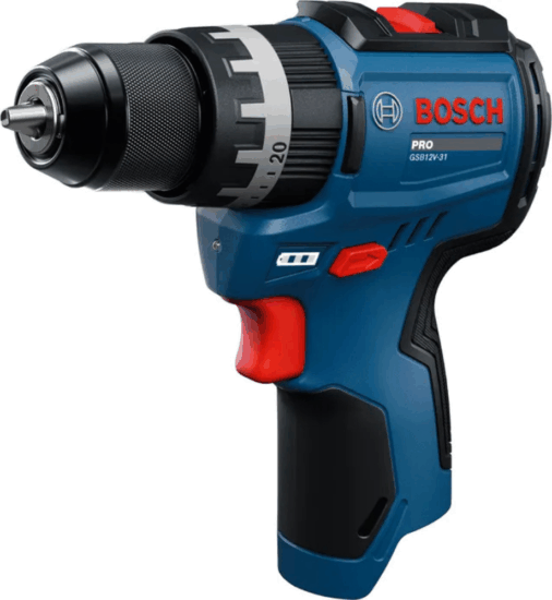 Bosch GSB12V-31 Akkus ütvefúró-csavarozó 12V + koffer (Akku és töltő nélkül)